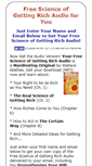 Mobile Screenshot of freescienceofgettingrichaudio.com